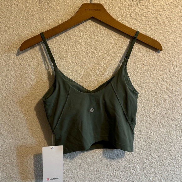 Lululemon Align Cropped Cami Tank Top
Light Support A/B Grey Eucalyptus Green - Picture 5 of 7